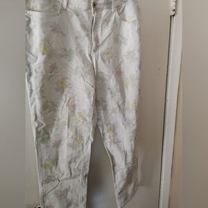 Size 14 Studio Jeans Floral Patterned